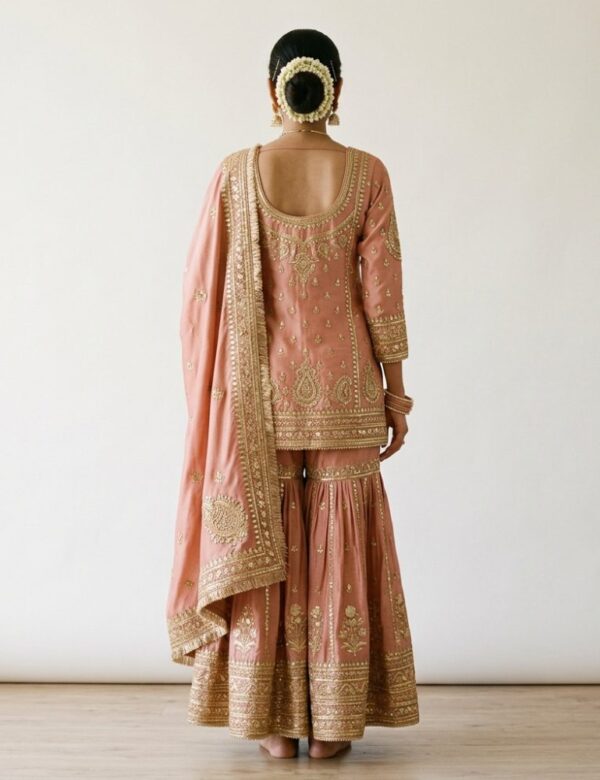Aisha Silk Sharara Set alternative view