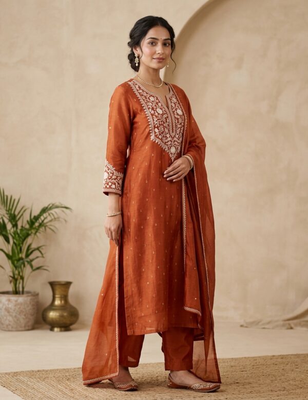 Charvi Chanderi Kurta Set