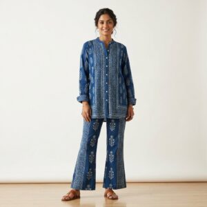 Drishti Indigo Co-ord Set