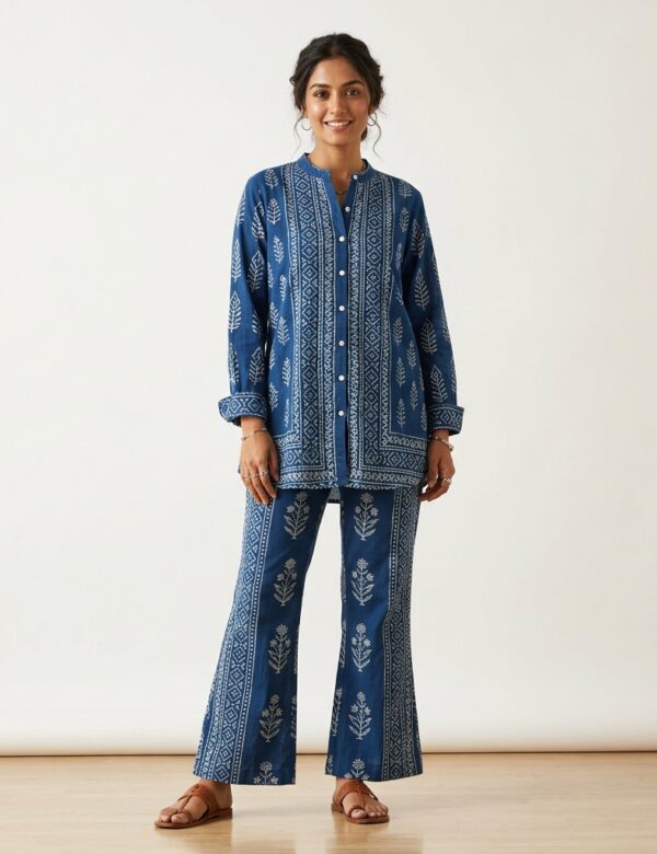 Drishti Indigo Co-ord Set