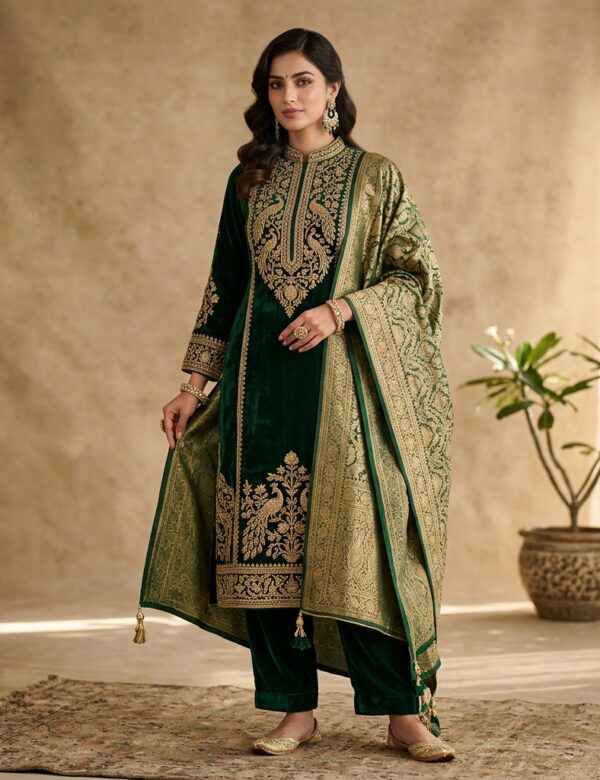 Noor Velvet Kurta Set