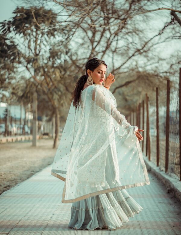 Vasant Utsav Georgette Lehenga
